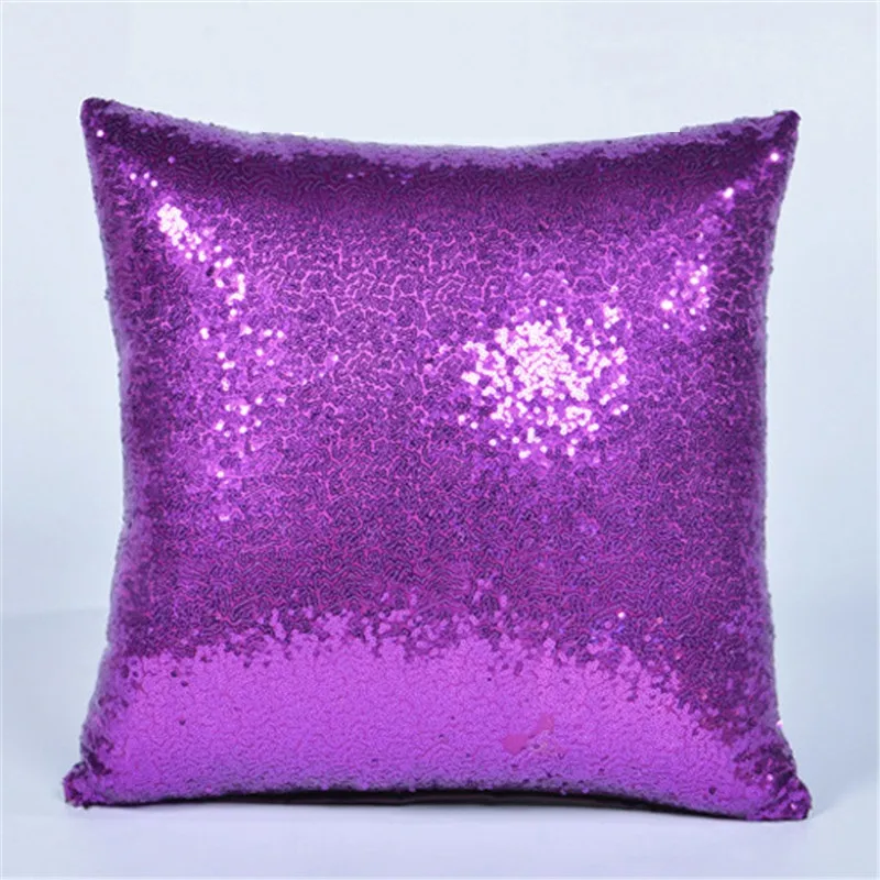 Sequins Pillow Case Glitter Mermaid Sequins Pillow Case 40 40