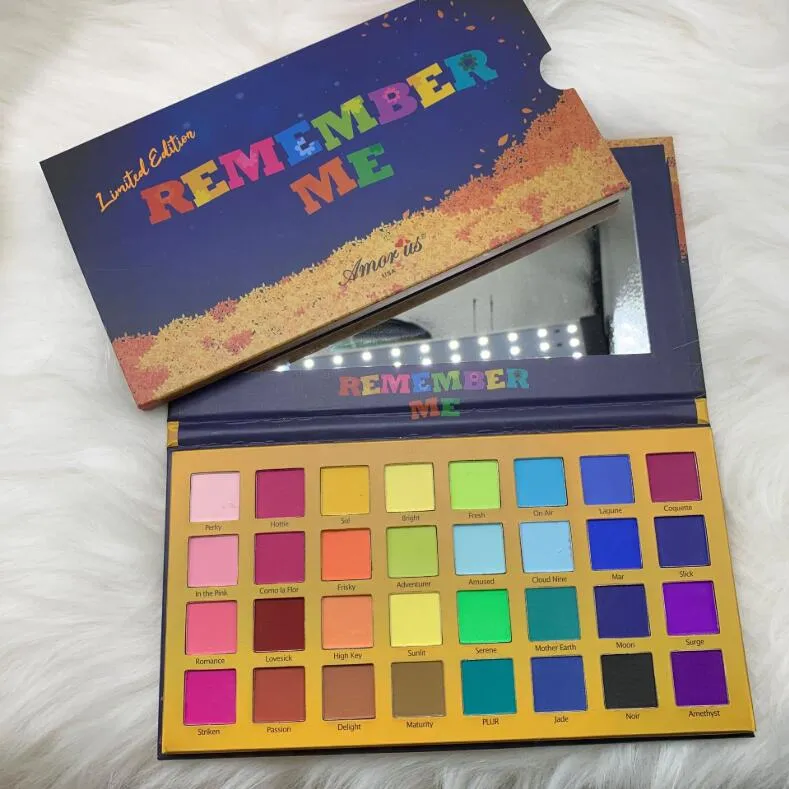 Merk Amorus 32 Color Eyeshadow Palette: Remember Me CoCo Bubble PoP en Cake Pop 32 Shadow Pressed Pigment Palet in beperkte oplage