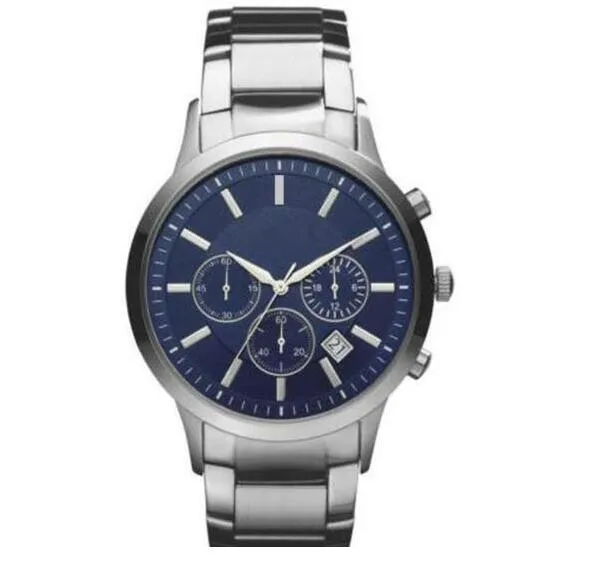 Wholesale-NEW AR2434 AR2447 AR2433 AR2448 AR2432 ar2453 ar2452 ar2454 AR2458 CHRONOGRAPH MEN'S WATCH BLUE DIAL WATCH + original box