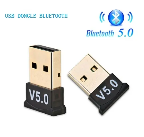 Sem Fio USB Dongle Bluetooth V5.0 CRS4.0 Adaptador Transmissor Receptor de Música Mini BT5.0 Dongle Adaptador de Áudio para PC Laptop Tablet