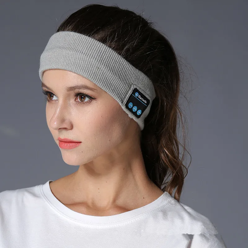 2020 Nieuwe Hot Wireless Bluetooth Sports Hoofdband Muziek Hoofdband Turban Outdoor Sports Hoofdband Hoofdtelefoon DHL GRATIS