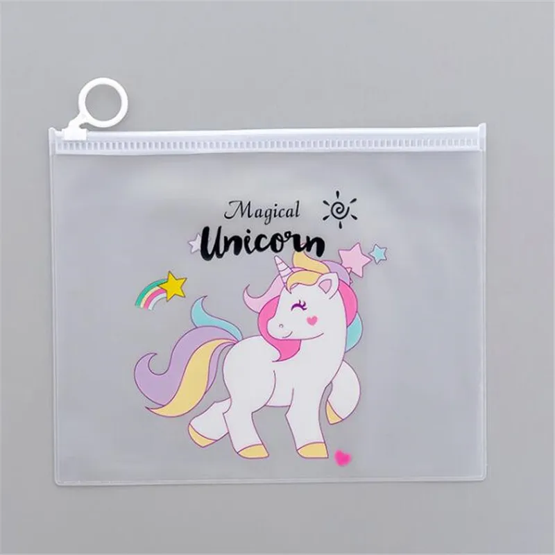 Designer-Cute Unicorn Transparent Travel Cosmetic Bag Make Up Case Women Waterproof Makeup Beauty Wash Organizer Toiletry Storage Kit Box