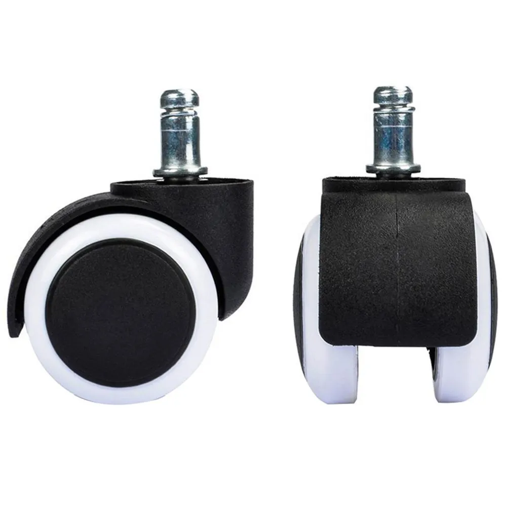 4pcs 2inch Mute Replacement Office Chair Wheel Swivel Casters Rolling Rollers Wheels Home Furniture Hardware