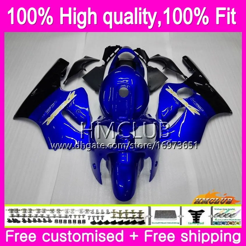 Inyección para KAWASAKI ZX1200 CC ZX12R 02 03 04 05 06 71HM.0 ZX 12R 12 R 1200 1200CC ZX-12R 2002 2003 2004 2005 2006 Carenados Azul de fábrica