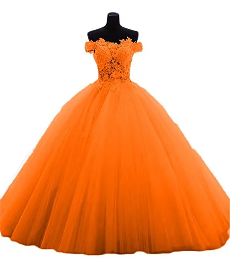 Los m s nuevos vestidos de quincea era rojo lila amarillo rosa 2019 Applqiues Beads Sweet 16 Prom Pageant Debutante Formal Evening Prom Party Go291M