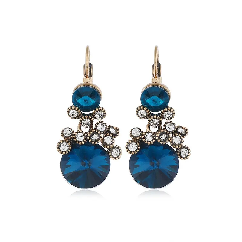Artificial Turquoise Drop Earrings | Baha Ranch Western Wear