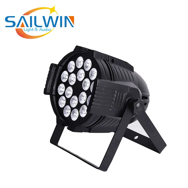 UK Stock Cheap DMX512 18x15W RGBWA 5в1 Tri LED PAR Light QUAD этап освещения Дискотека LED Par Can Для Party Event