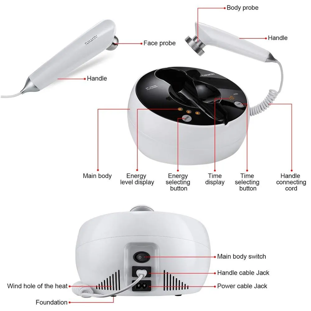RF Skin Tightening Machine For Home Use: Bipolar Radio Frequency Device ...