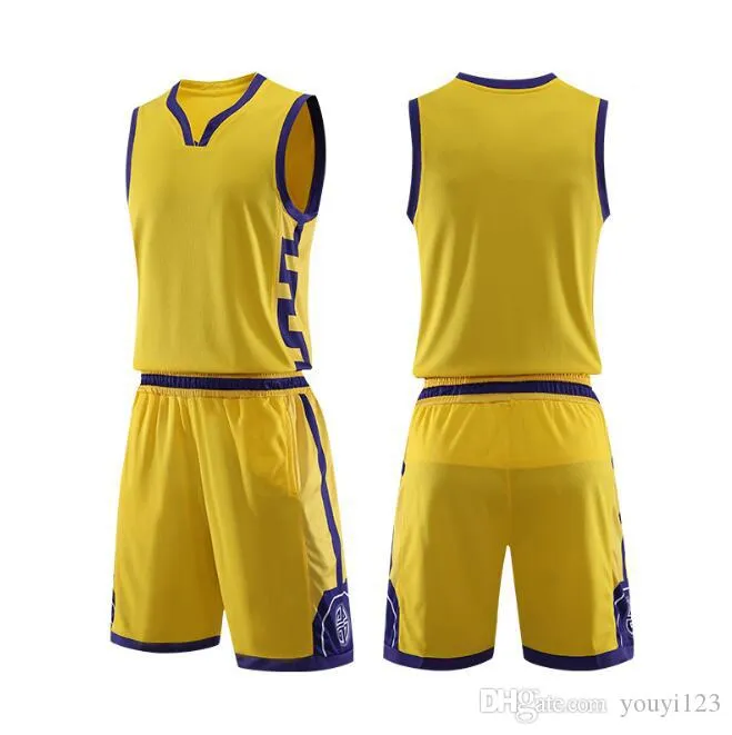 2019 Goedkope College Basketbal Jerseys Mannen Jongens Ademend Custom Basketball Uniforms Shirts Shorts Big Size