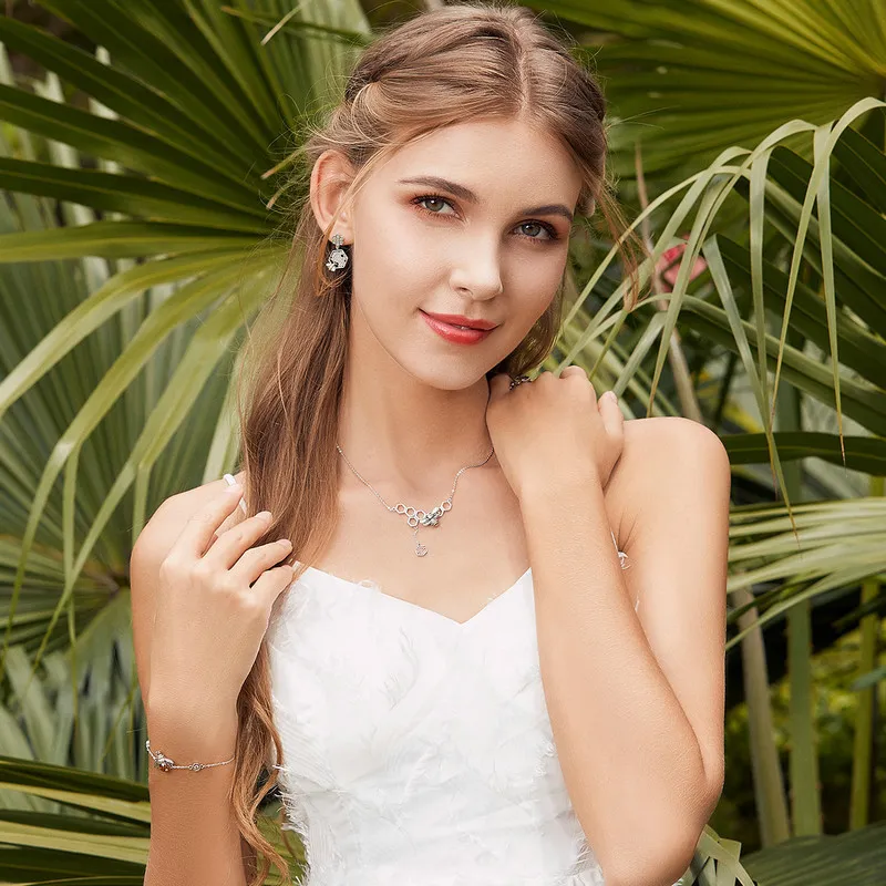 Ciondolo Pandora Bracciale Farfalla In Argento Sterling 925 BAMOER - Con Ciondolo Perline, Charm Handmade, Regalo Per Lei | Nuovo Senza Etichette Ciondolo Farfalla Handmade - Foto 3