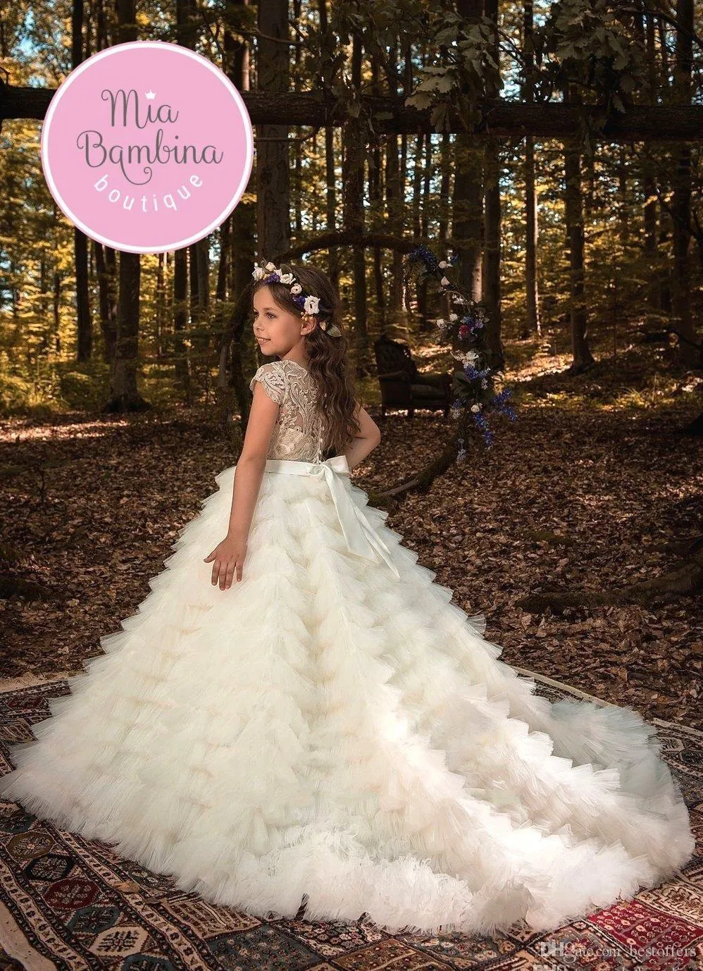 Children's Lace Tulle Ball Gown Dress for Girls with Embellishments, Ankle-Length, Sleeveless from Dhgate Flower Girls' Dresses - price 67.94 Children's Lace Tulle Ball Gown Dress for Girls with Embellishments, Ankle-Length, Sleeveless from Dhgate Flower Girls' Dresses - price 67.94