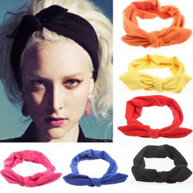 2 pcs Twist ElasticityTurban Headbands para Mulheres Head Band Headband Headwear Hairbands Meninas Acessórios Para Cabelo Para Mulheres Bandas