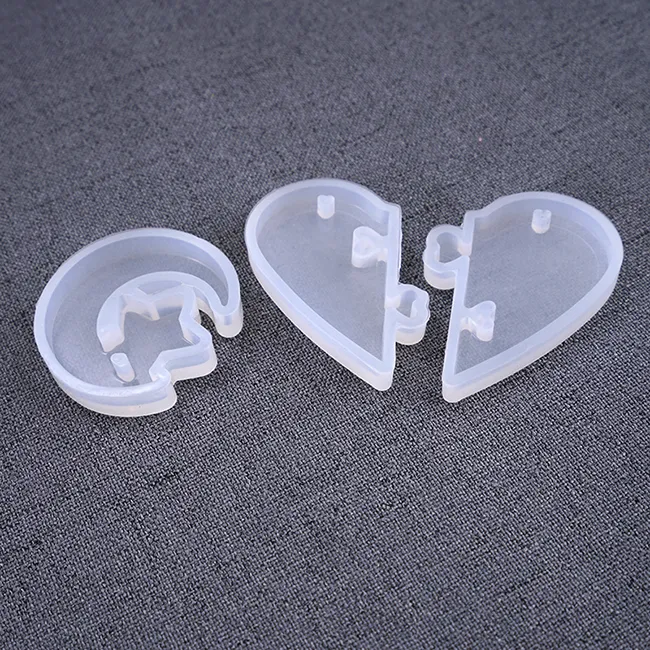 Heart Shaped Resin Mold Pendant Silicone Mould Epoxy Mold Jewelry Making  Tools