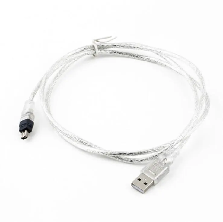 USB-hane till FireWire IEEE 1394 4 Pin Male ILink Adapter Cord Cable för Sony DCR-TRV75E DV för ILink Adapter Cable 5ft