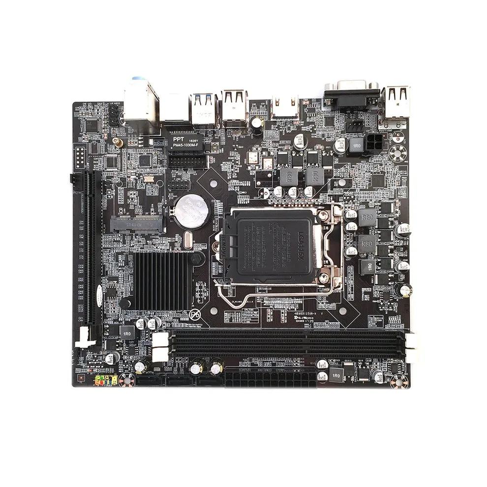 Freeshipping 새로운 데스크탑 PC 보드 H110 용 마더 보드 LGA1151 소켓 지원 16 그래픽 카드 DDR3 업그레이드 USB3.0 VGA 시스템 메인 보드