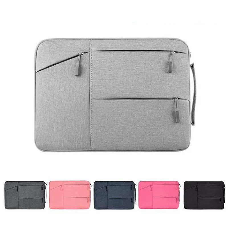 Designer-laptop väska Notebookväska Väska till MacBook Pro 13.3 15.6 Laptop Sleeve 11 12 13 14 15 tum kvinnor män handväska