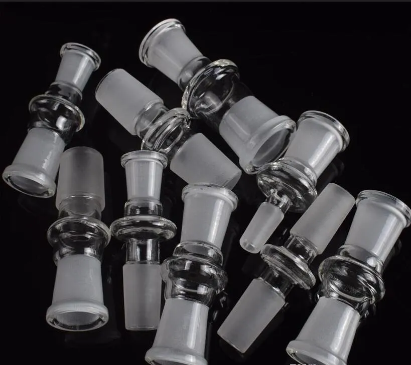 Factory Direct 10mm Vrouw To14mm Mannelijke Glasadapter Fit Oliereilingen Glas Bong Adapter 14mm Mannelijk naar 18mm Wijfje voor Glas Water Pijpen