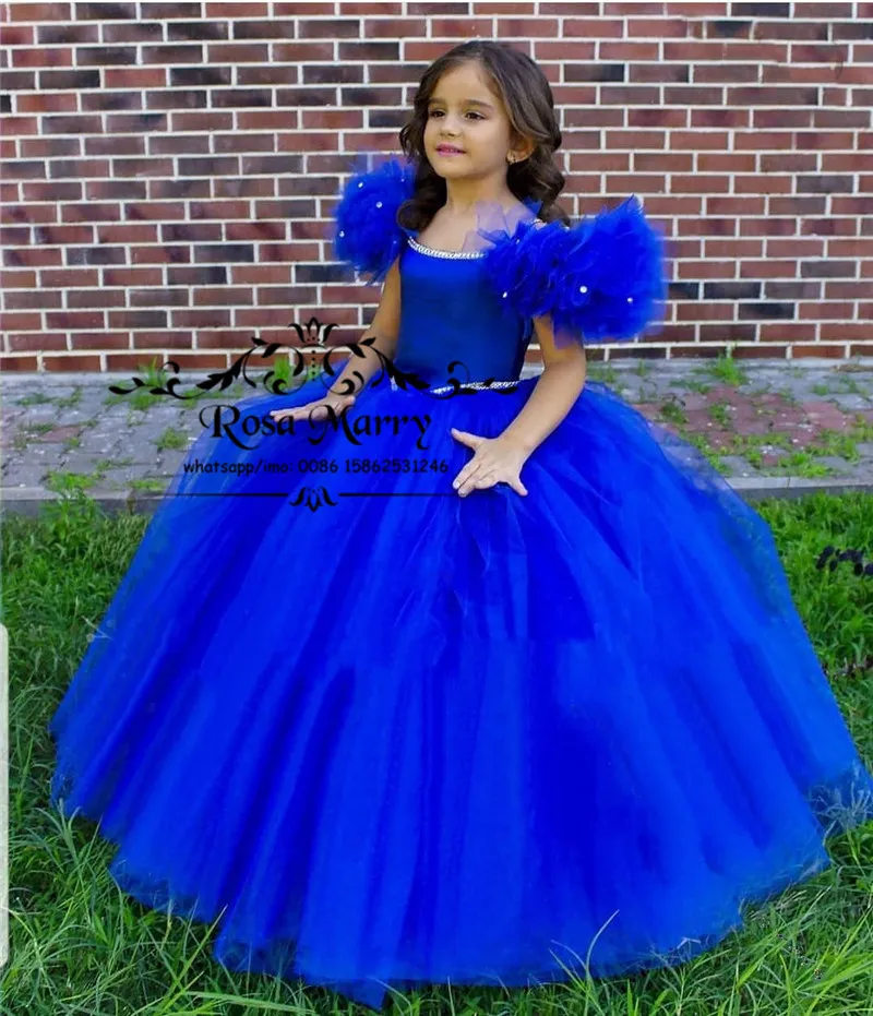 Ball Gown Cinderella Flower Girl Dress Kostum Gaun Puteri