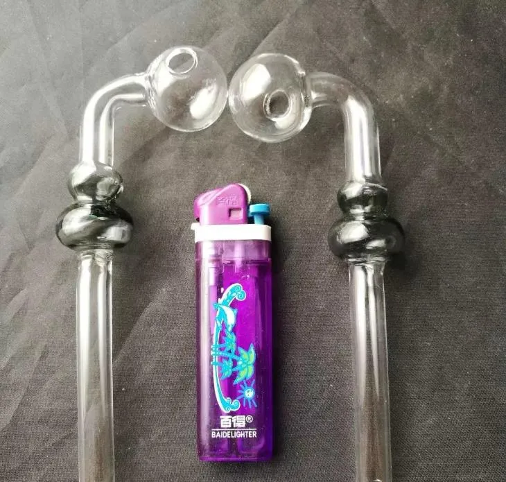 Kolor Gurda Zakrzywiona Pot Glass Bongs Akcesoria, Rury do palenia szklane Kolorowe mini wielo- kolory Rury ręczne Najlepsza łyżka szklana rura