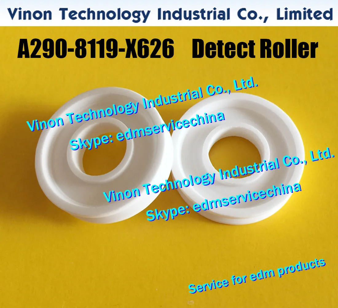 A290-8119-X626 Fanuc Detect Roller Ceramic Upper per Fanuc iD,iE,400iA,600iA series A2908119X626,A290.8119.X626 edm rullo di rilevamento ceramico