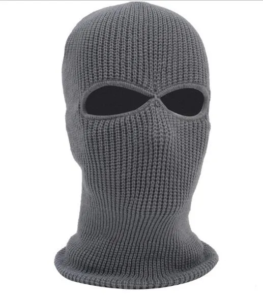 New Army Tactical Winter Warm Ski Cycling 3 Hole Balaclava Hood Cap Full Face Mask Winter Women Men Face Mask Keep Warm In Winte WL1284