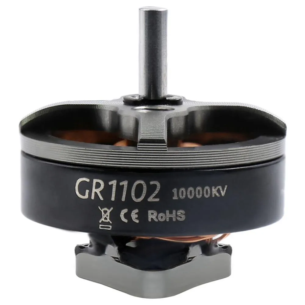 Geprc GR1102 10000KV 2-3S 1.5mm diamètre d'arbre moteur sans balais à 3 trous pour cure-dents Drone de course FPV