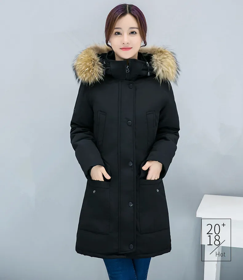 Women Coats Fluffy Fur Collar Long Womens Winter Jacket Coat Slim Jacket Women Warm Hooded Coat New Winter Collection From 65 37 DHgate