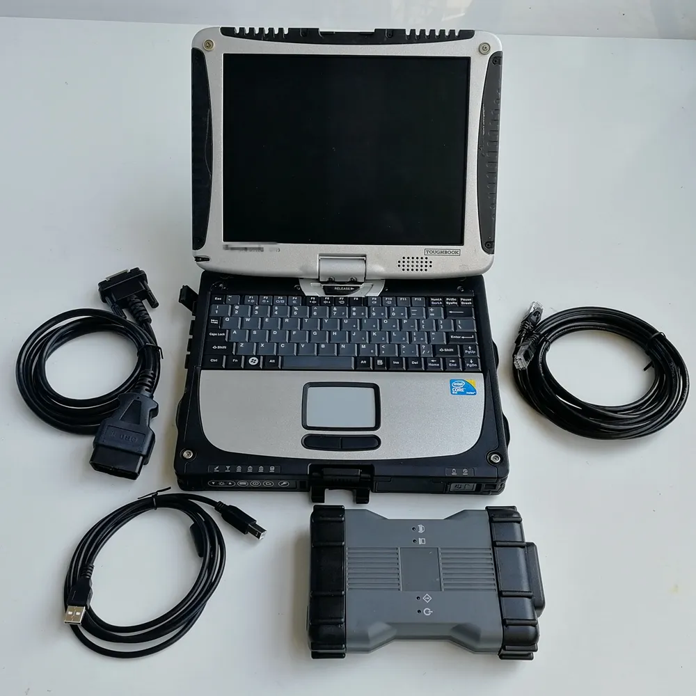 MB Star C6 SD 6 Auto Diagnostic Tool X-Entry Doip with Used Laptop CF19診断マルチプレクサS0FT/WARE V03.2024
