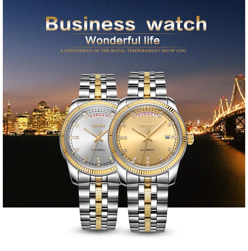 Qualité Top Luxury Automatic Mécanical Men De Mente Pour Hommes - Main Image