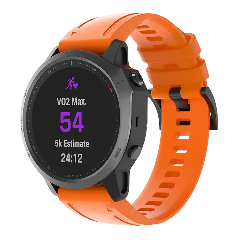  SUTK Correa de silicona de liberación rápida EasyFit para Garmin  Fenix 7 7X 7S 6X 6 Pro Fenix 3 3HR Correa de silicona para Garmin Fenix 5X  5 5X Plus (color