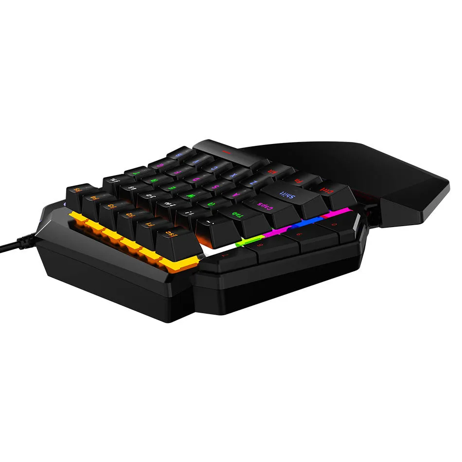 GameSir GK100 mini teclado mecânico de uma mão interruptores azuis para jogos de PC 296k