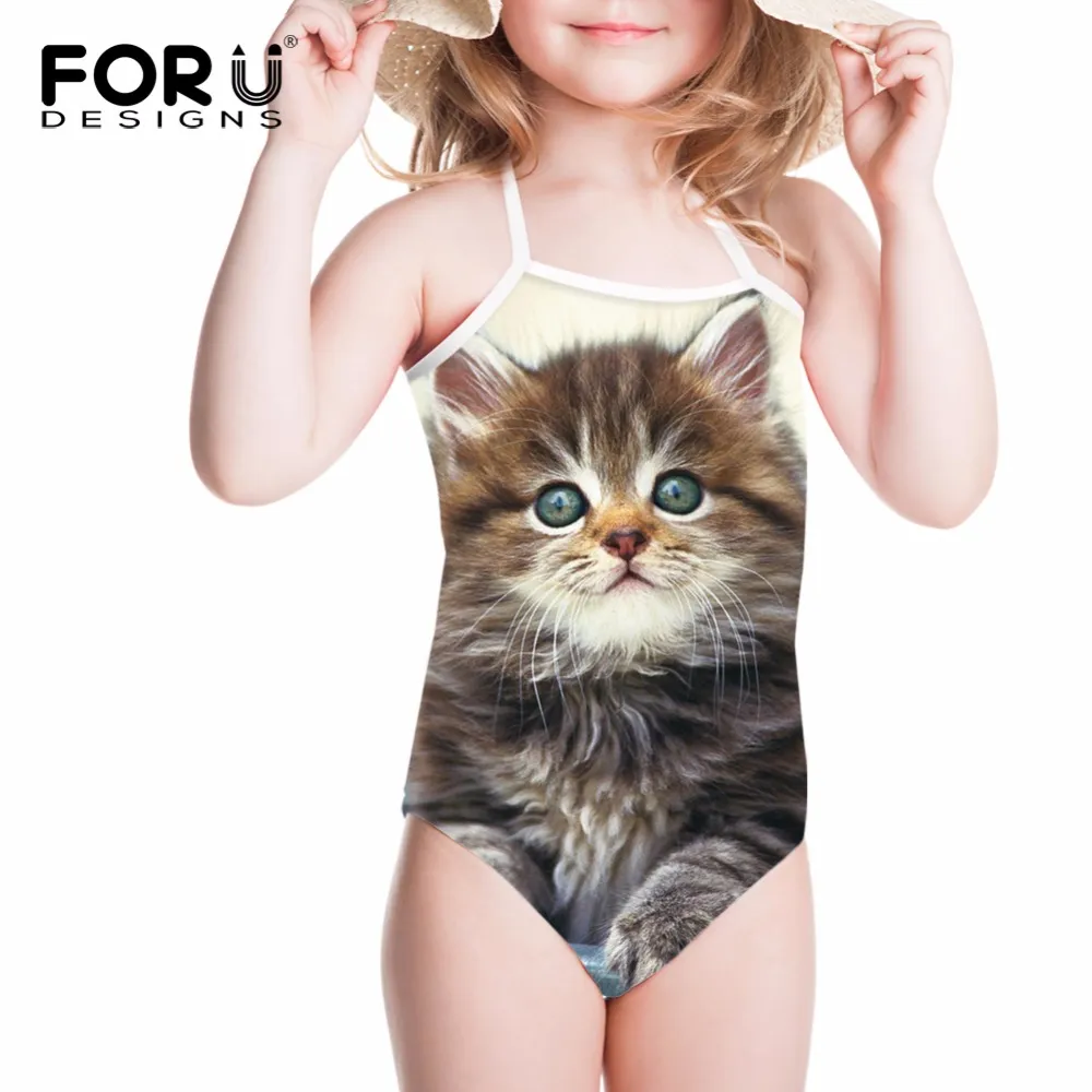 Maillot de bain Fille Imprimé Chats