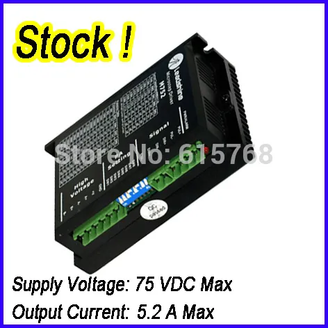 Leadshine M752 2 Fase Analog Stepper Drive Max 70 VDC 5.2A em estoque Frete Grátis