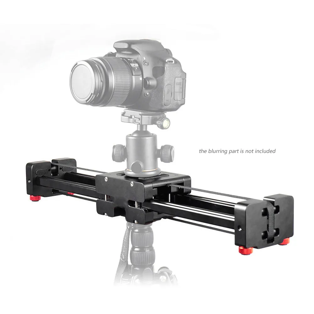 Freeshipping 40cm Retractable Video Slider Dolly Track Rail Camera Stabilizer för Canon Nikon Sony DSLRs Kameror Ladda upp till 8 kg