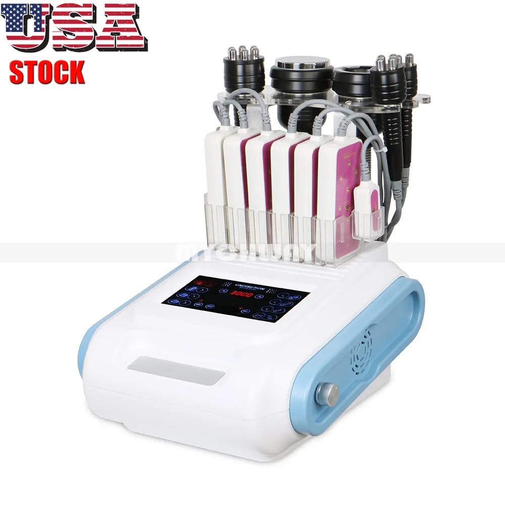 MYCHWAY 6 in 1 Cavitation Ultraschall-Vakuum-Bipolar RF Radio Frequency Skin Care Laser Body Contouring Fat Burning Spa