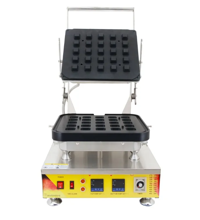 Fast shipping 30 pcs Flow Heart Cheese Egg Tart Machine Square Egg Tart Cone Machine Min Tartlet