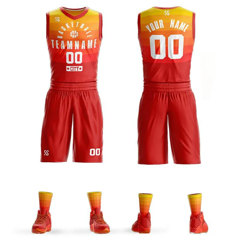 Custom Basketball Jerseys Suit Mens Custom Team Uniforms Student