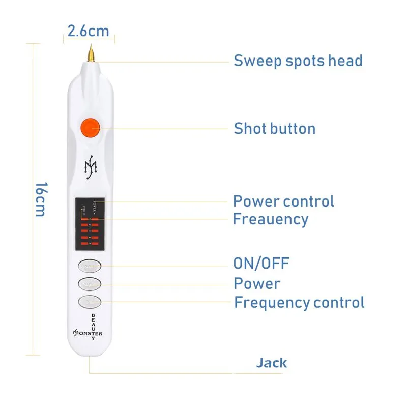 Professionele Beauty Monster Fibroblast Plasma Pen voor Gezicht ooglid lift Rimpel Verwijderen Spot mol Sproet tattoo