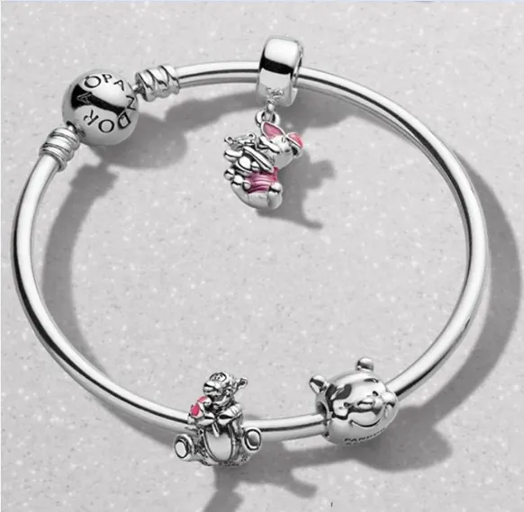 Baby Gifts Pandora Magic Animal Pendant Charm Bangle Bracelets 925