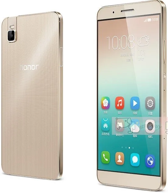 Téléphone portable d'origine Huawei Honor 7i 4G LTE 3 Go de RAM 32 Go de ROM Snapdragon 616 Octa Core Android 5.2 "13.0MP ID d'empreintes digitales Smart Mobile Phone