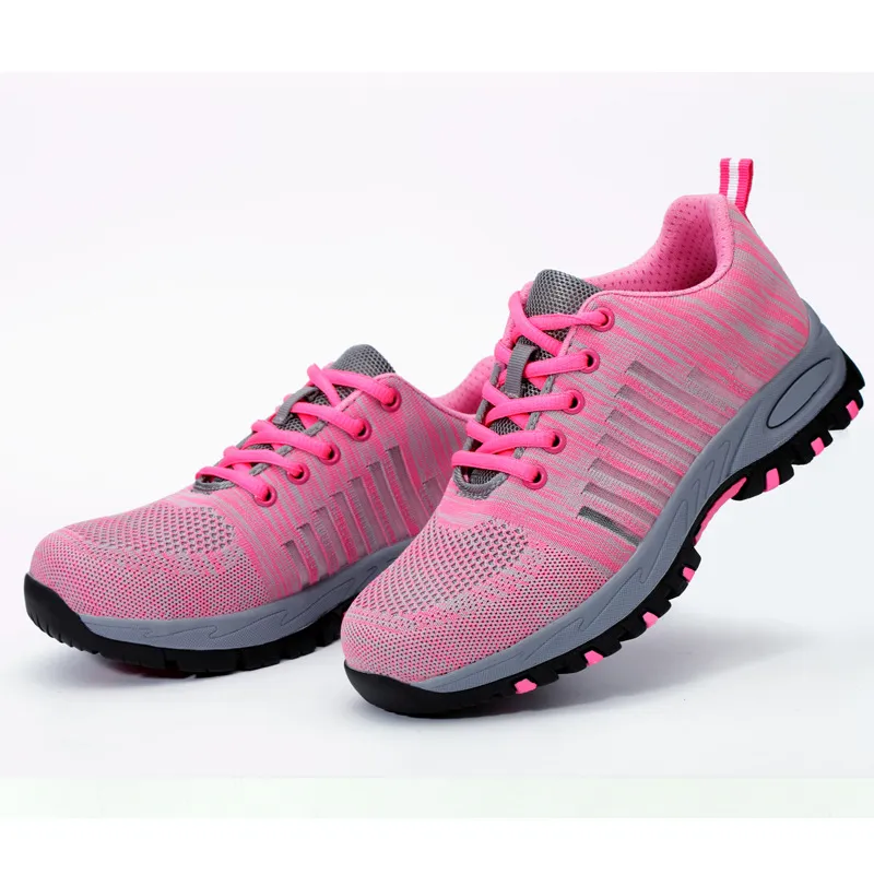 Veiligheidsschoenen Dames Stalen Neus Schoenen Antislip Antismashing Stalen Bodem Veiligheidslaarzen Wilderness Survival Vrouwelijke Werk Sh9656661
