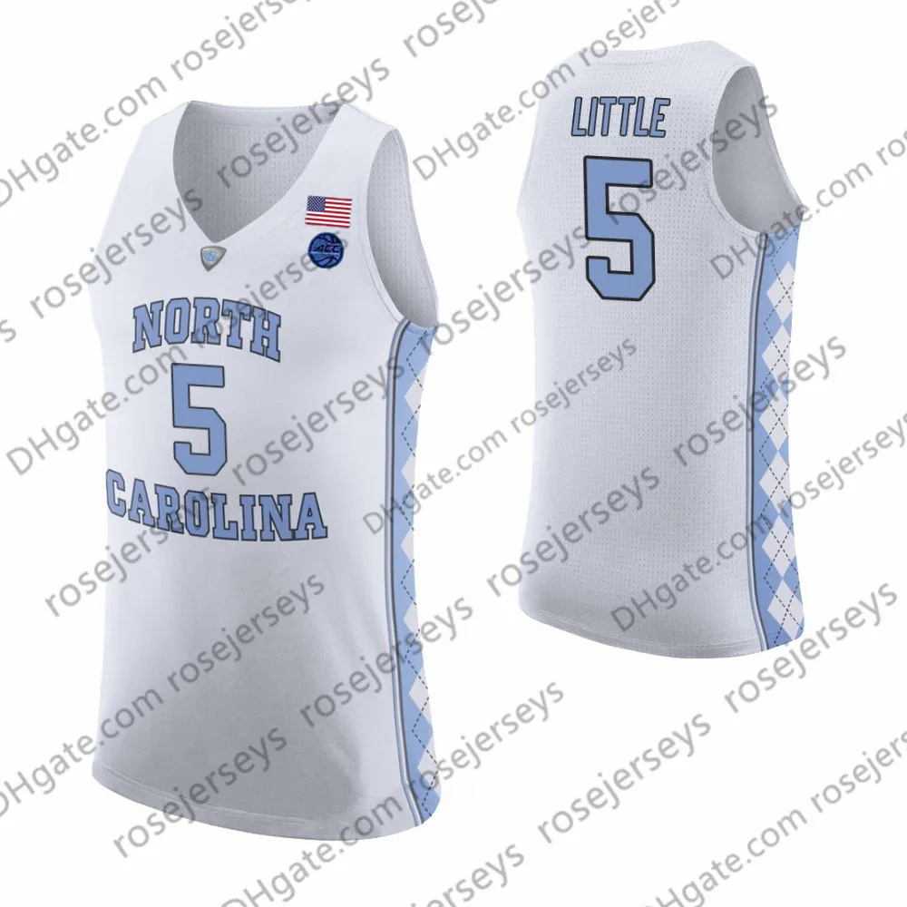 Coby White North Carolina jersey