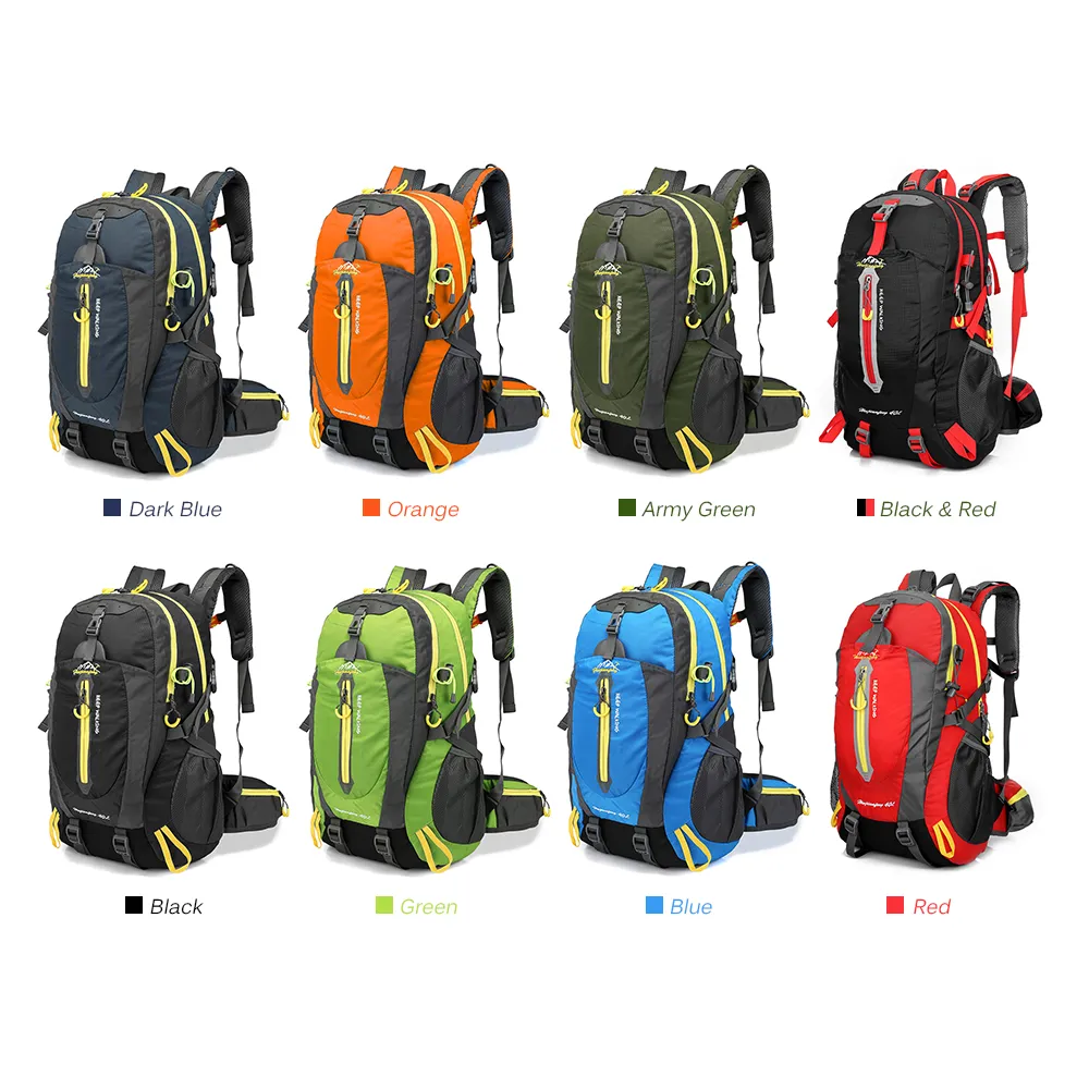 New Outdoor Sports Travel Backpack 40L Riding Mountaineering Climbing Hikking Bag Men Women Backpack Large Capacity Waterproof