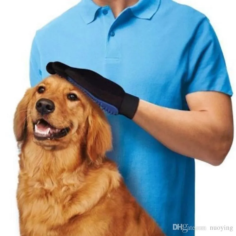 Siewnik pielęgnacyjny usuwanie włosów rękawiczki descing pędzel do masażu psa grzebice dla zwierząt domowych