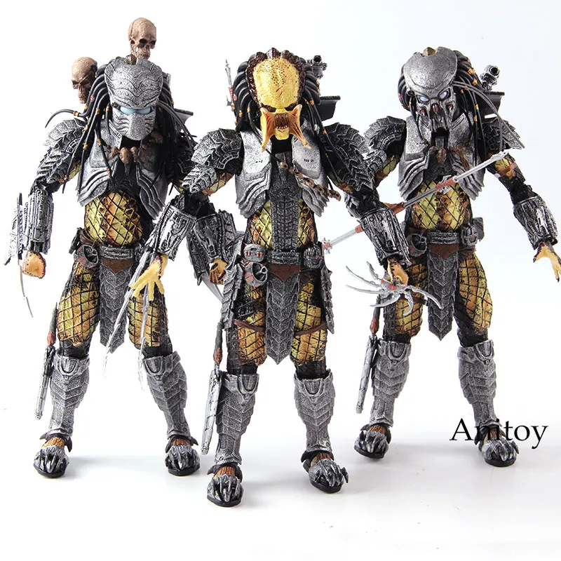 NECA AVP Alien Vs Predator Action Figures Chopper Celtic Scar Predator