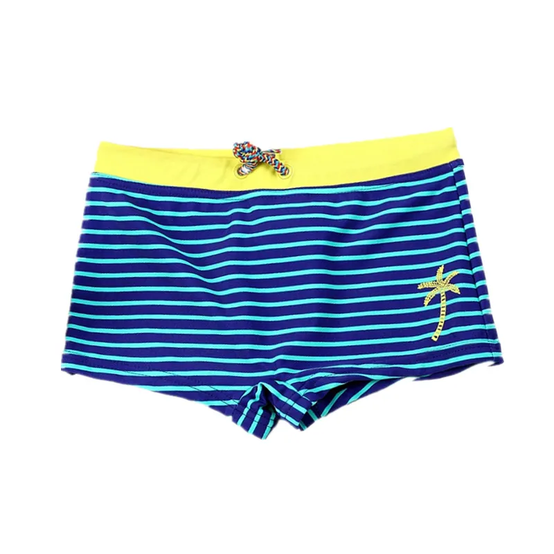 Garçons maillots de bain 2-12 ans Enfants Maillots de bain Nylon Spandex Rayé Maillot de bain pour garçons Enfants Bleu Vert Maillots de bain livraison gratuite 2019