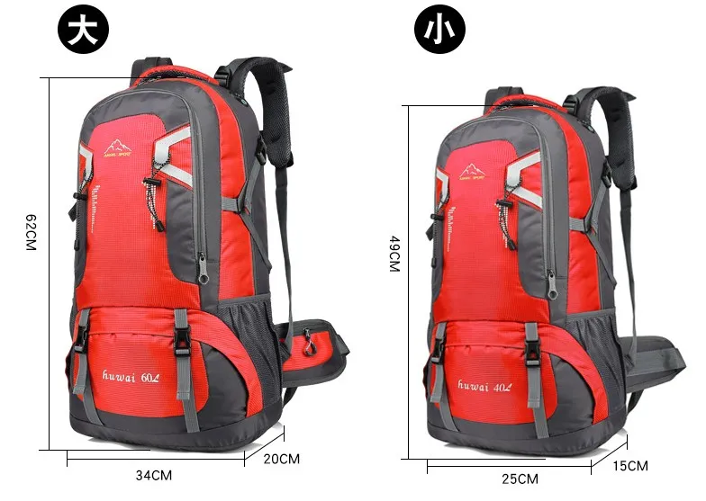 Bolsas Al Aire Libre Mochila De Senderismo Impermeable Hombres Mochilas De  Viaje De Trekking Para Hombre Bolsa De Deporte Escalada Camping De 33,57 €