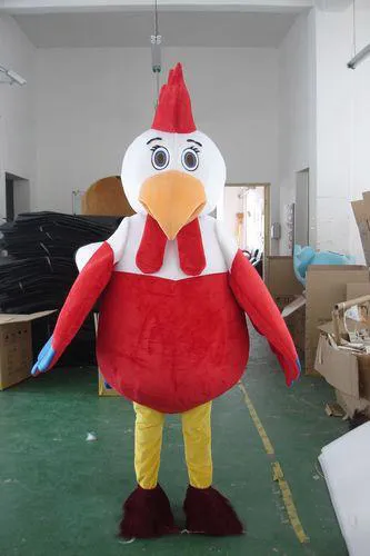 2019 Hoge Kwaliteit Hot Big Hot Chicken Fancy Dress Cartoon Volwassen Dierlijke Mascotte Kostuum Gratis Verzending