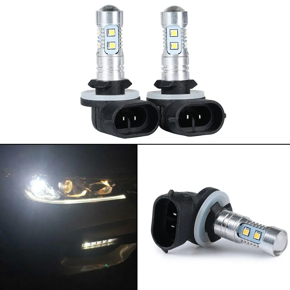 2pcs H27 881 862 889 894 10-2323-SMD LED Fog Driving Light Replacement Bulbs 6000K Car Fog lamp