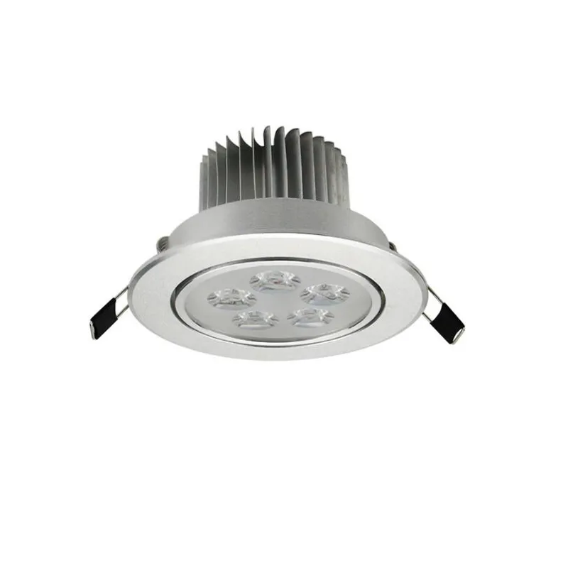 Hot Koop 4x5W Downlight LED Draaibaar Verzinken Plafondlamp Warm Wit Koel Wit Spotlight Lamp Driver 110V voor indoor-verlichting